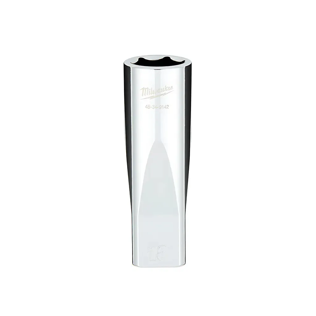 1/2 in. Drive 18MM Metric 6-Point Deep Socket with FOUR FLAT™ Sides