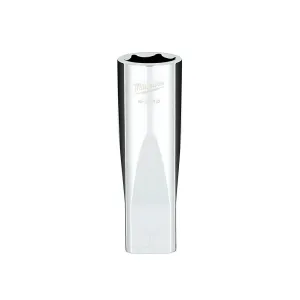 1/2 in. Drive 18MM Metric 6-Point Deep Socket with FOUR FLAT™ Sides