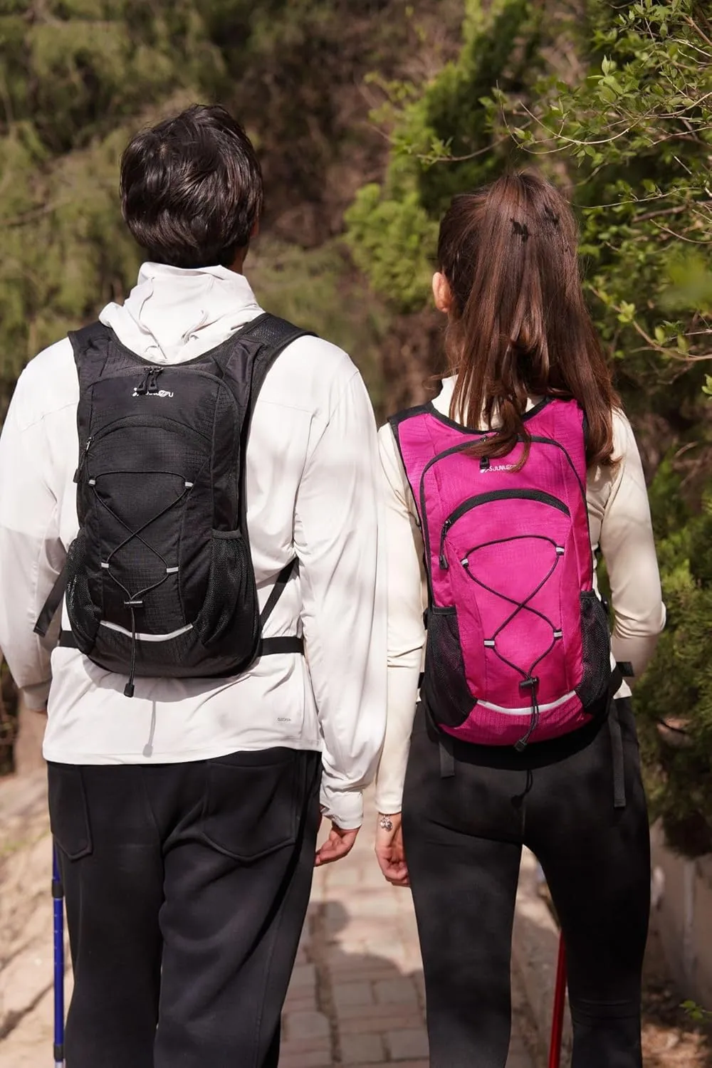 18L Hiking Backpack for Women Men Small Backpack Travel Lightweight Packable Daypack Back Pack for Camping, Pink