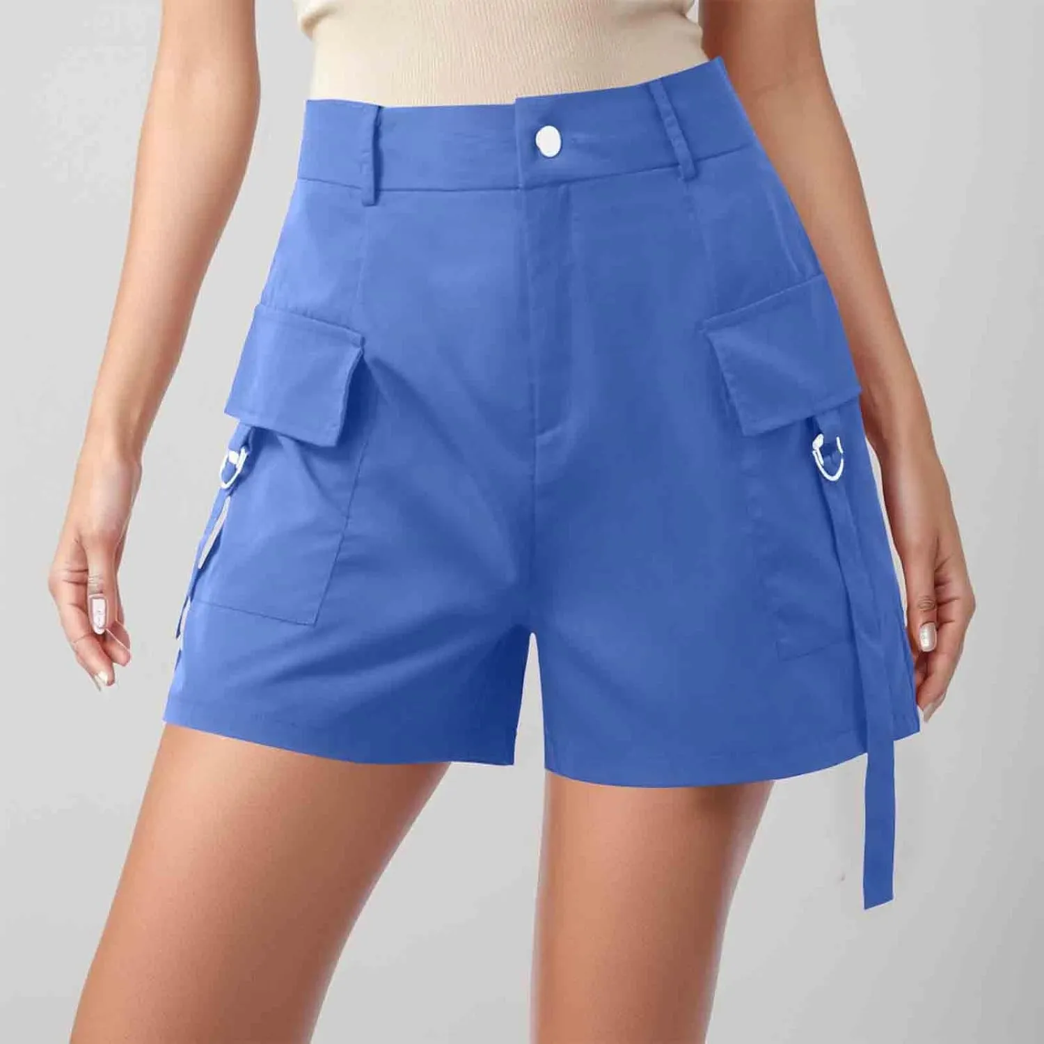 2024 Women's Athletic Shorts Stretch Golf Active Hiking Cargo Shorts Outdoor Summer Shorts with Pockets Water Resistant