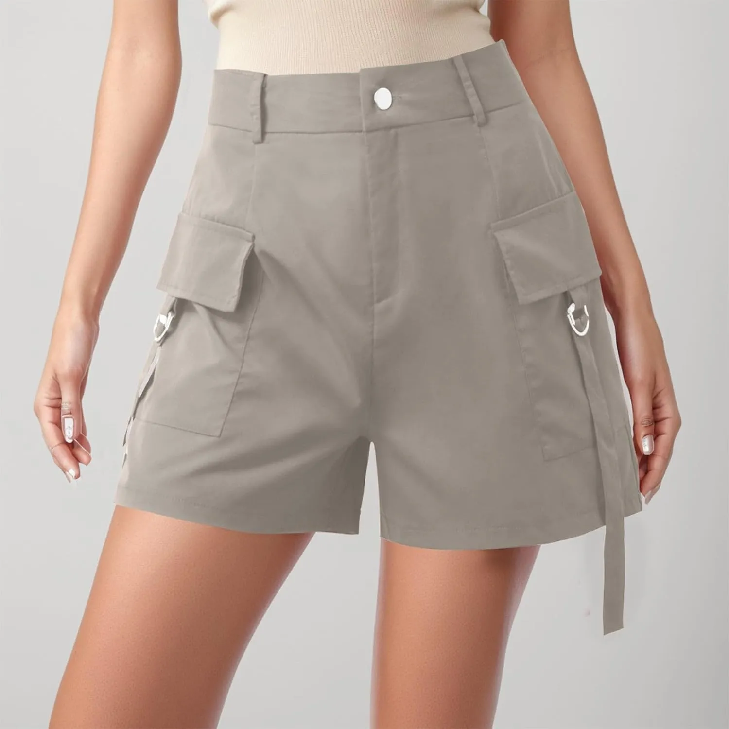 2024 Women's Athletic Shorts Stretch Golf Active Hiking Cargo Shorts Outdoor Summer Shorts with Pockets Water Resistant