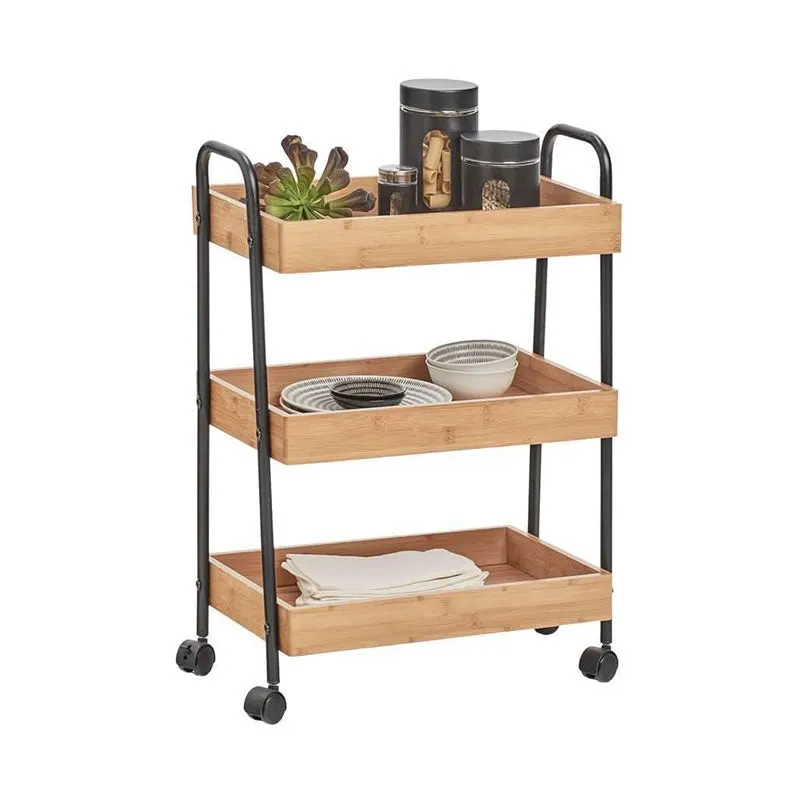 4-Tier Multi-Functional Serving Trolley With Wheels 120Jktc