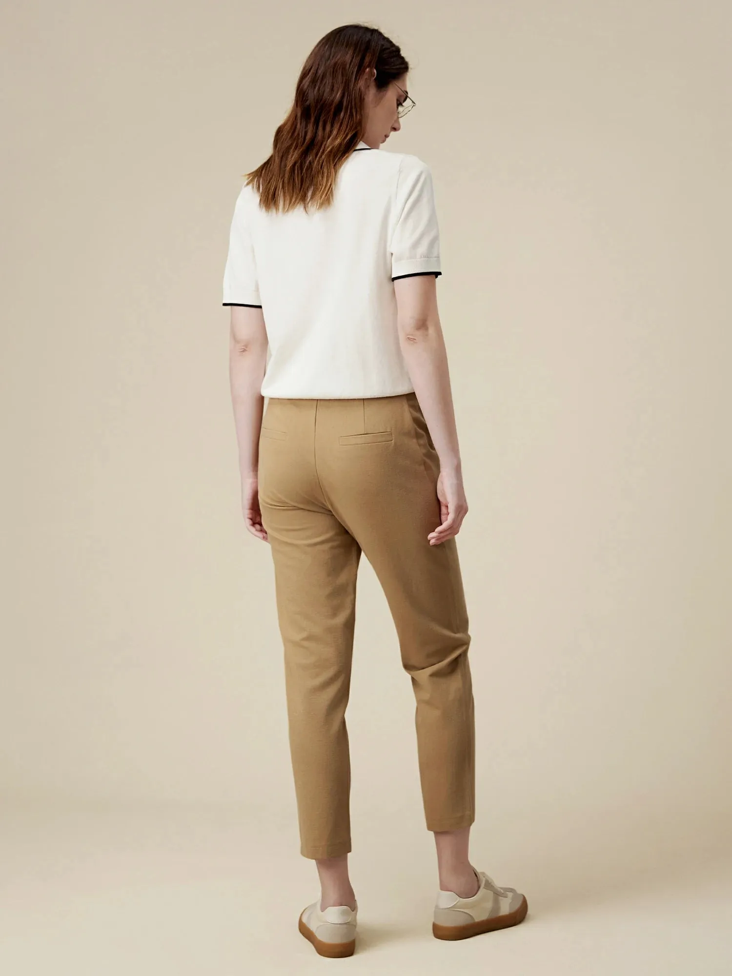 Amoretu Cotton Linen Slim Pencil Pants