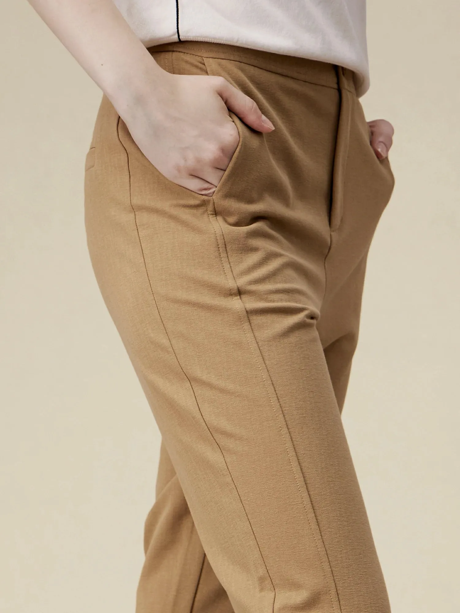 Amoretu Cotton Linen Slim Pencil Pants