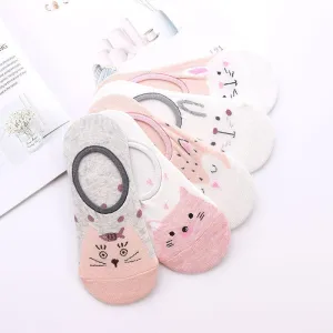 Animal Cotton Socks - 5 Pairs