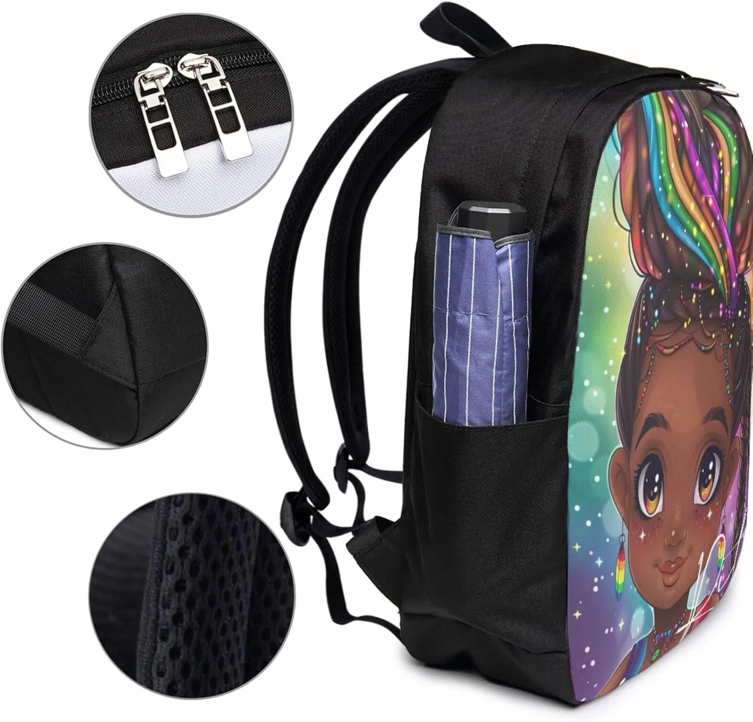 Artsadd Customized Backpack for Girls Personalized Girls Backpack with Name Back to School Supplies BackPack for Women School Bookbag Backpack for School Laptop Backpack for Students 17 Inch