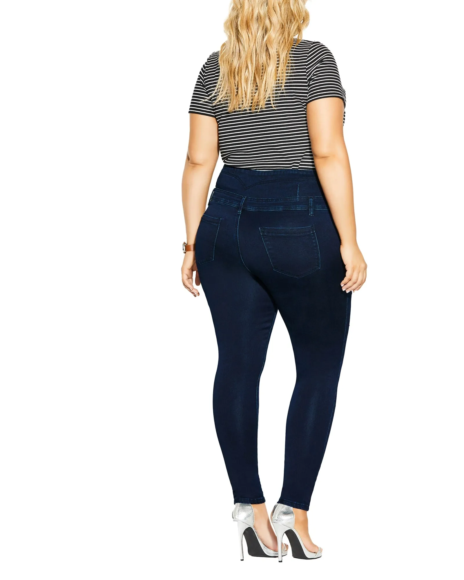 Asha Ripped Jeans | Dark Denim