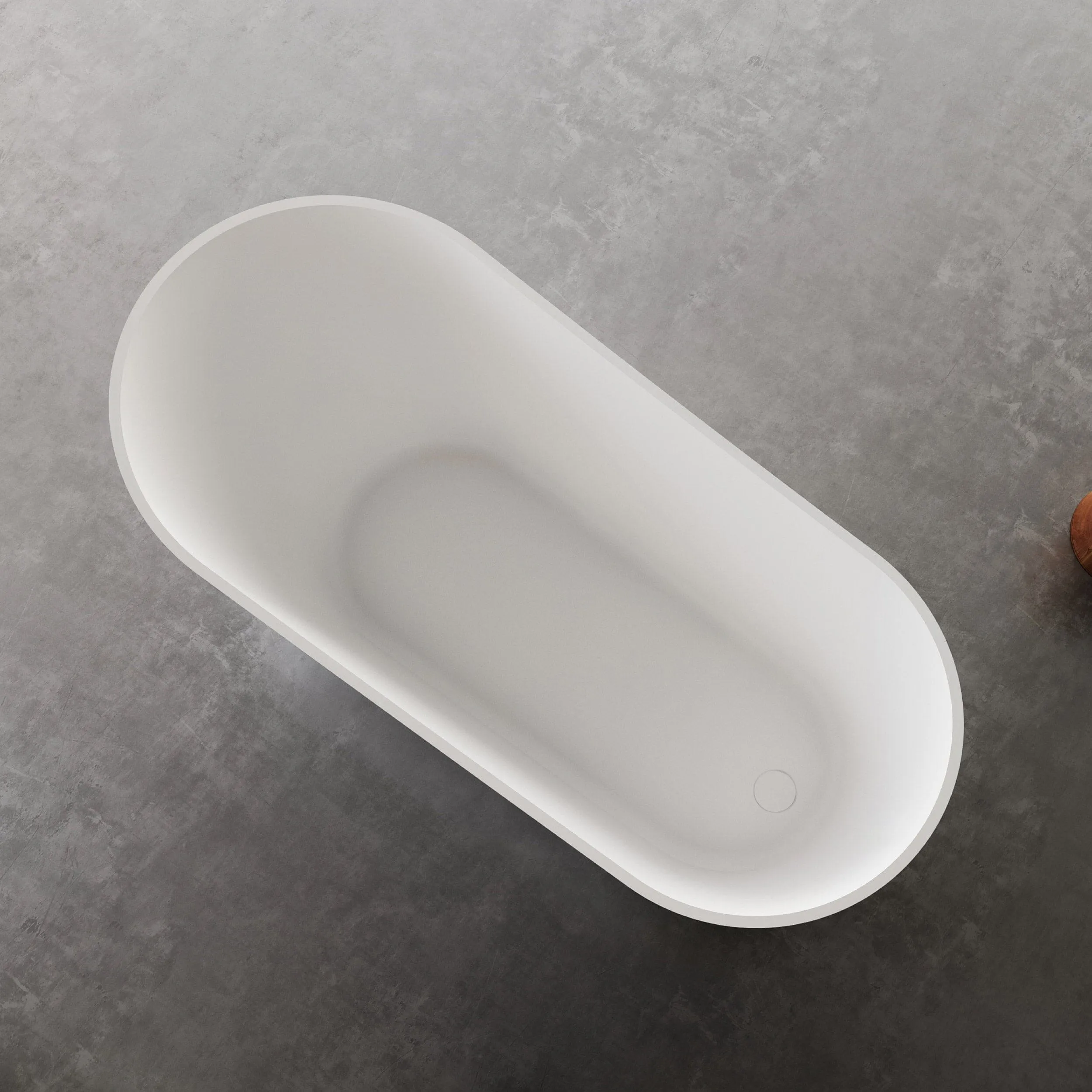 ASPEN 1700mm Slipper Freestanding Bathtub Gloss White