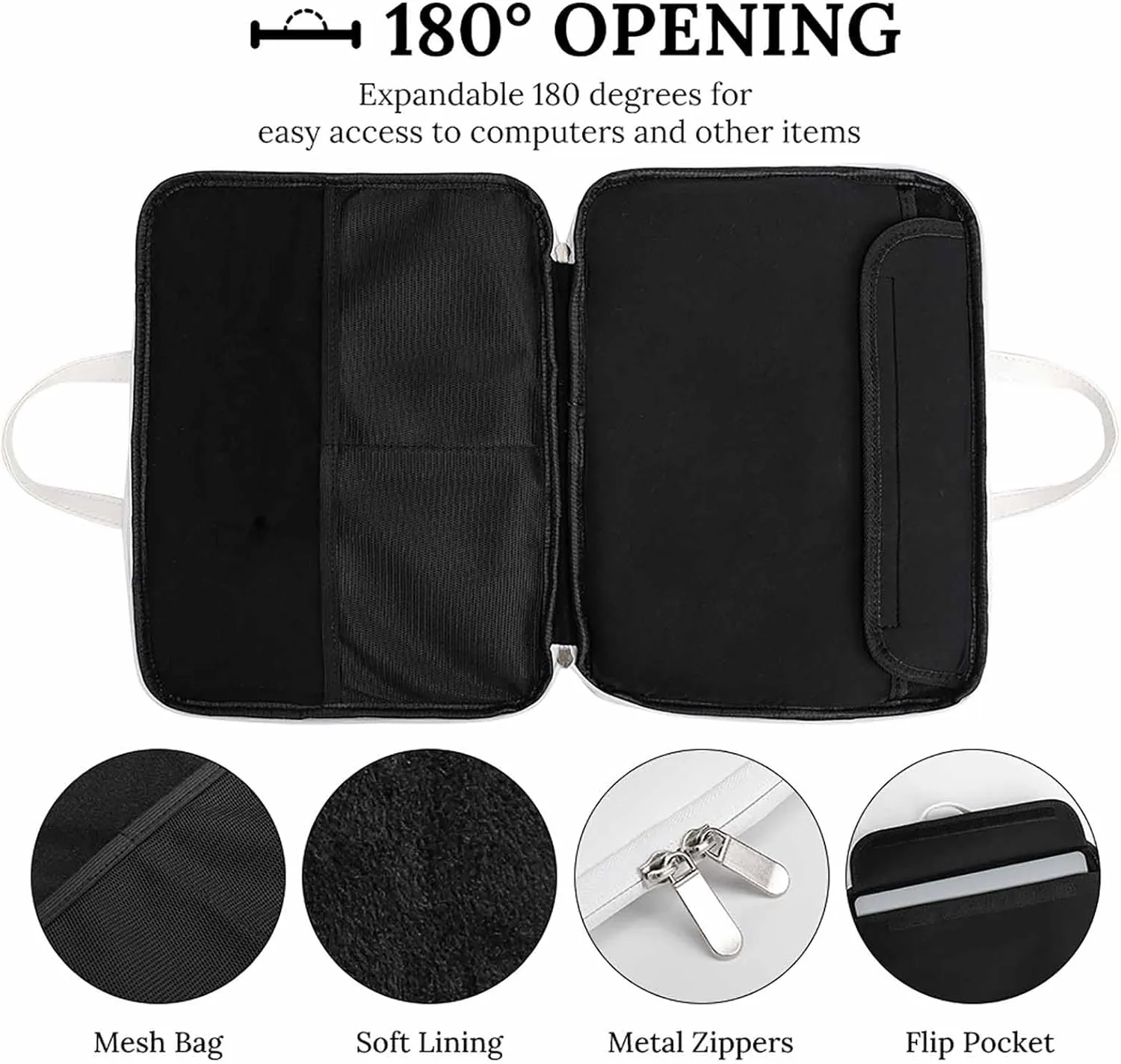 Aurora Borealis Leather Bag Laptop Case Slim Water Resistant Computer Bags with Handle Briefcase for Work
