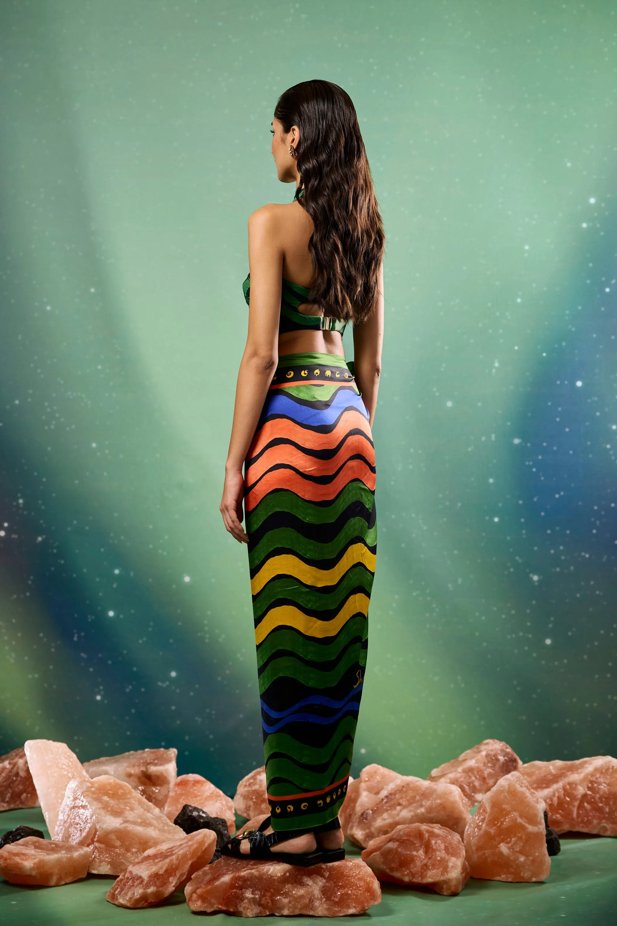 Aurorays Silk IconoScarf