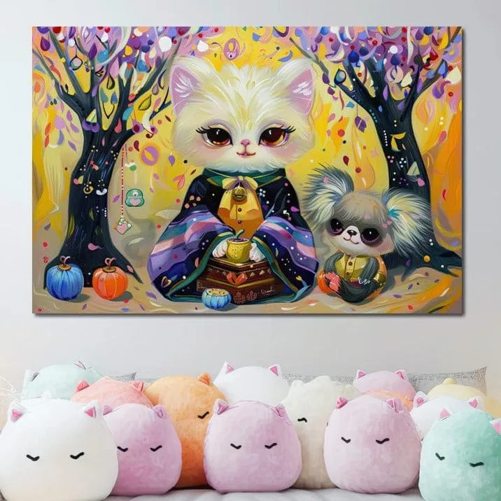 Autumnal Feline Fantasy - JoyCare Designs
