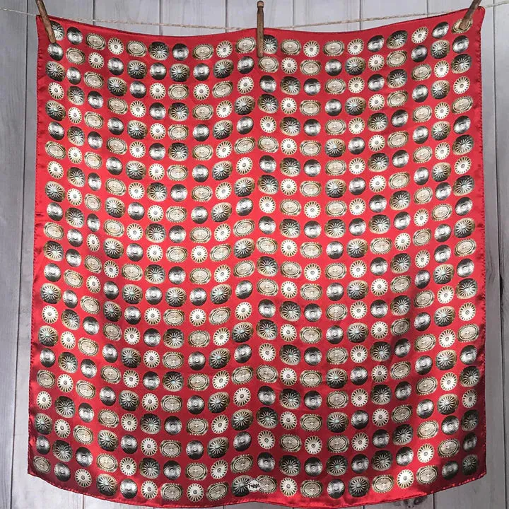 Baby Red Concho Shorty 26" Wild Rag