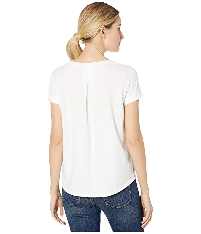 Back Pleat Soft Touch T- Shirt - More Colors Available