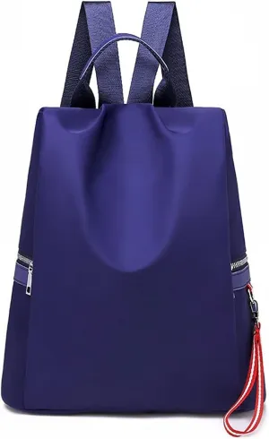 Backpack for women Double-shouldered Niujin Cloth Bag Ladies Backpacks (Blue)