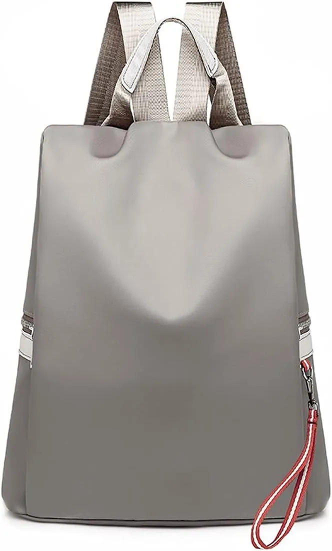 Backpack for women Double-shouldered Niujin Cloth Bag Ladies Backpacks (Khaki)