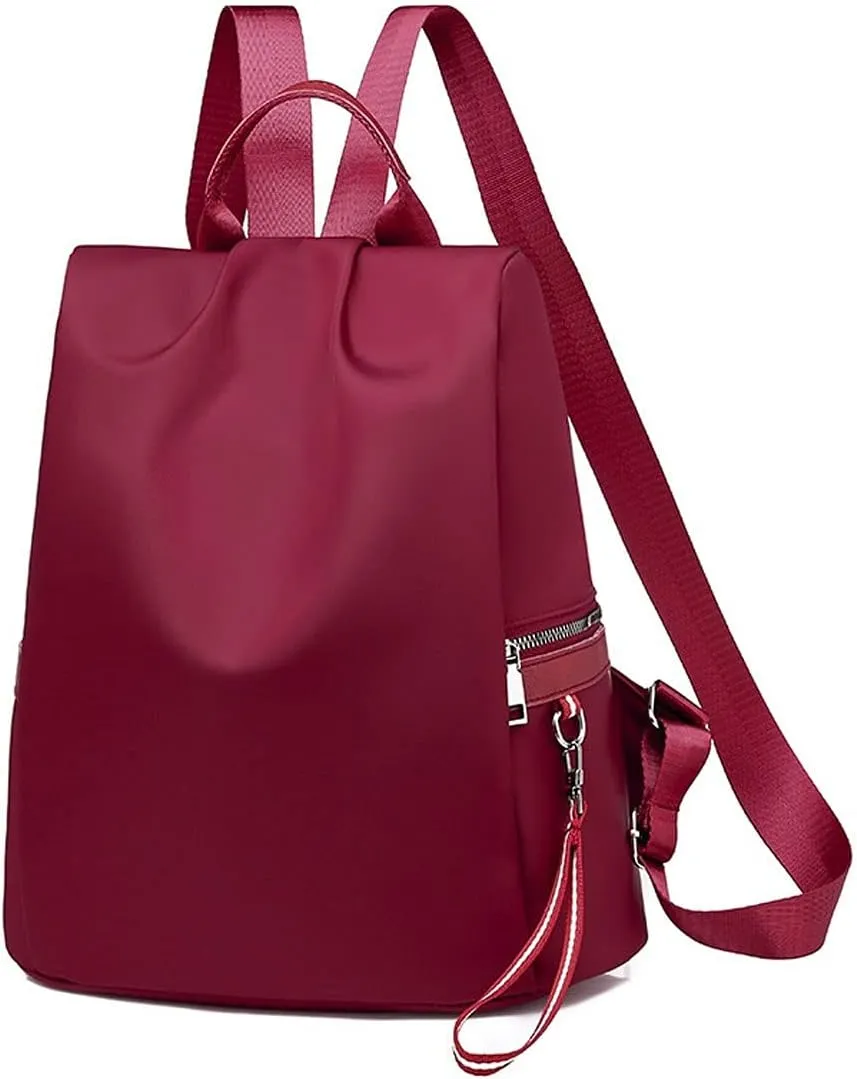 Backpack for women Double-shouldered Niujin Cloth Bag Ladies Backpacks (Khaki)