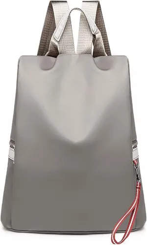 Backpack for women Double-shouldered Niujin Cloth Bag Ladies Backpacks (Khaki)
