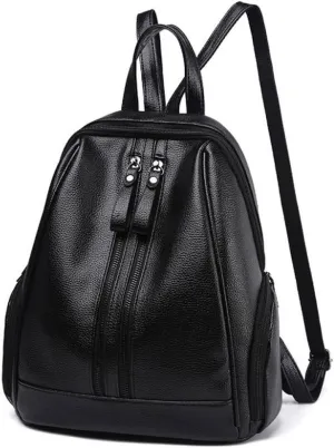 Backpack for women Ladies Backpacks Atmospheric Women's Crossbody Shoulder Bags (Black)