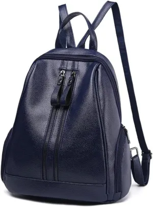 Backpack for women Ladies Backpacks Atmospheric Women's Crossbody Shoulder Bags (Blue)