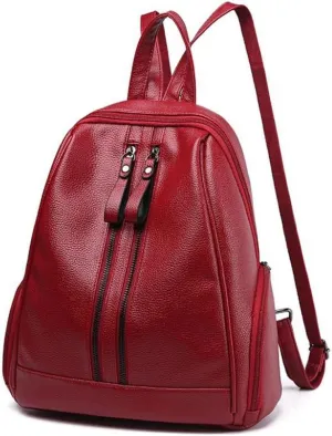 Backpack for women Ladies Backpacks Atmospheric Women's Crossbody Shoulder Bags (Red)