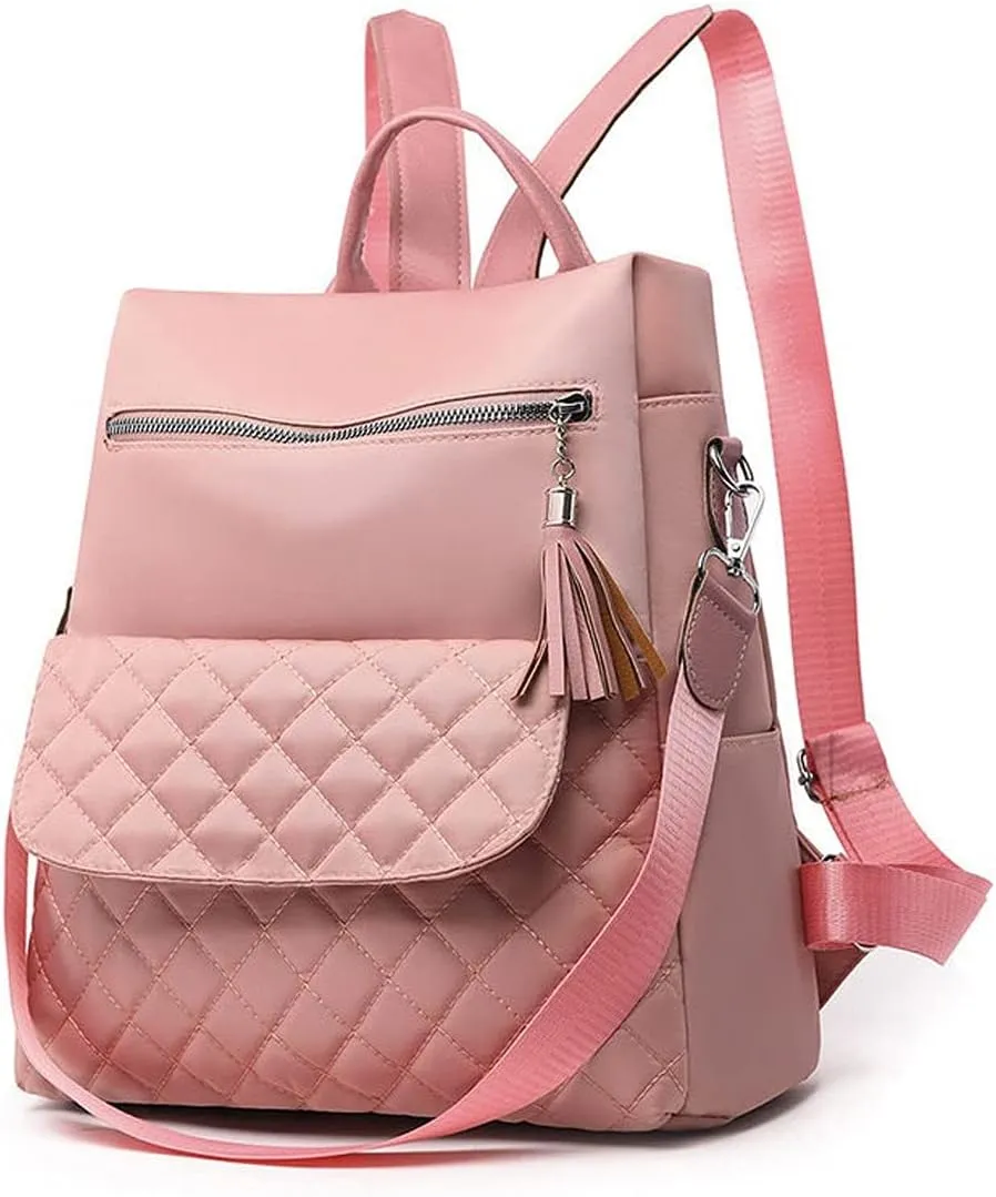 Backpack women Backpacks Large Capacity Female School Bag Casual Laptop For Ladies Bags (Red)