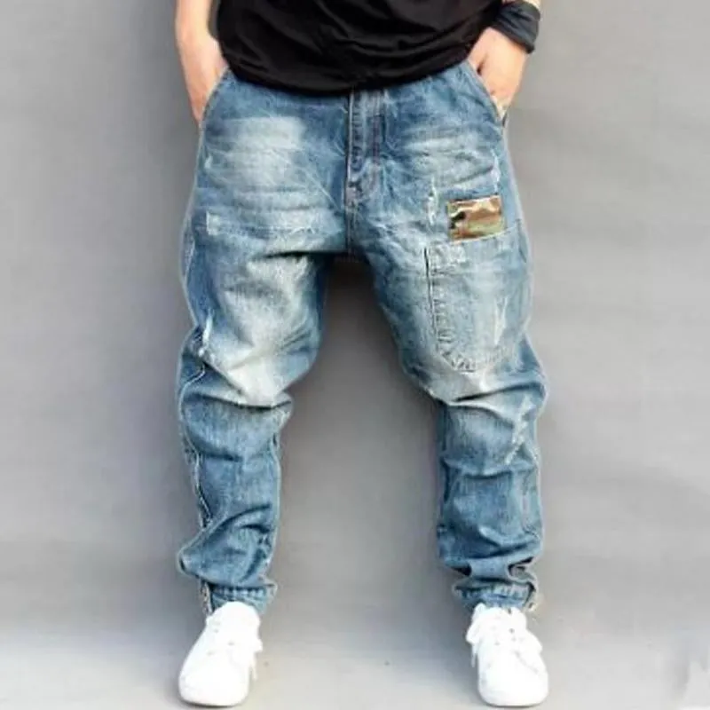 BACKWOODS | Men's Vintage Loose Multi Pocket Jeans