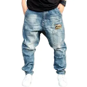 BACKWOODS | Men's Vintage Loose Multi Pocket Jeans