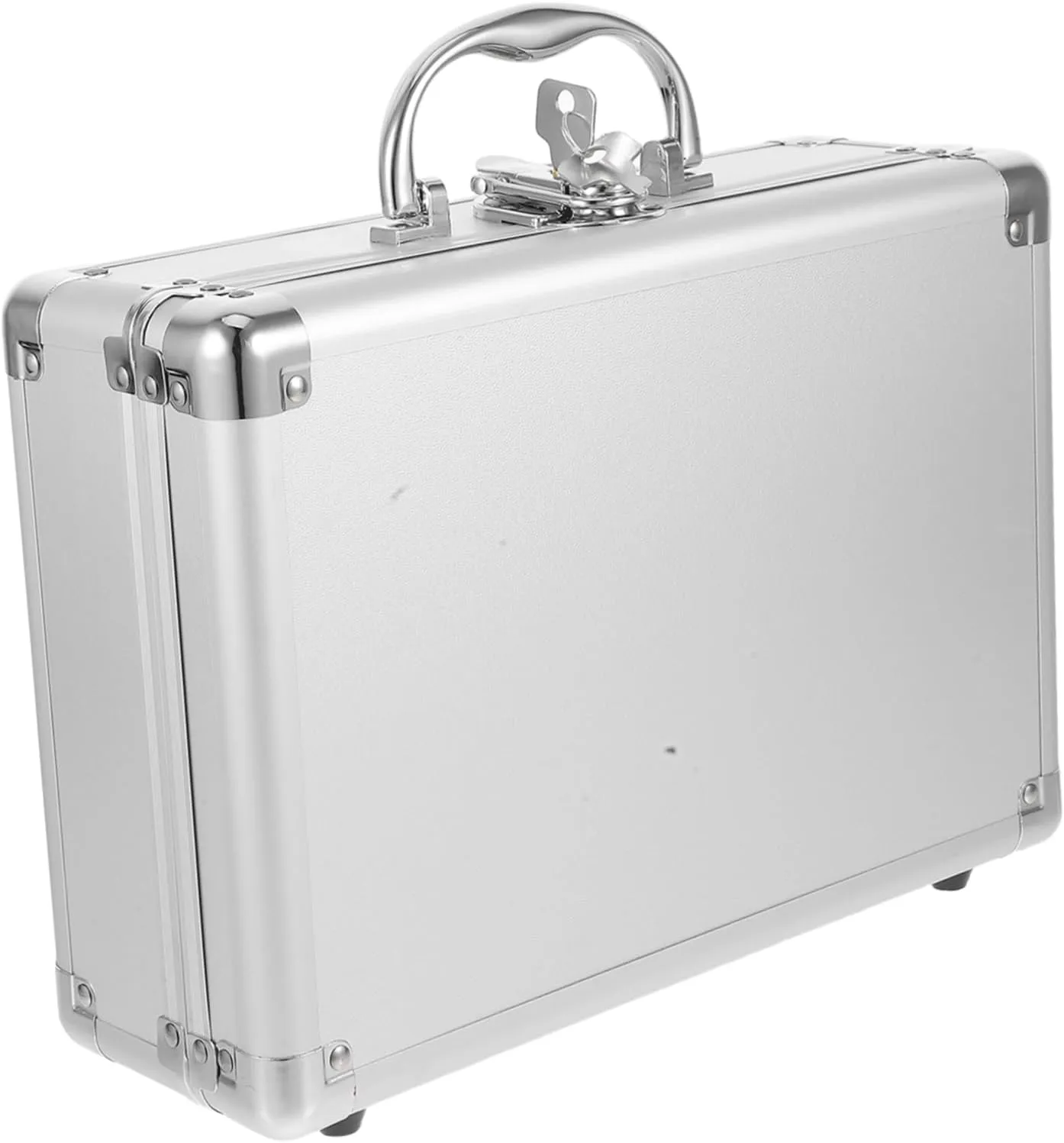 Balacoo Aluminum Alloy Multifunctional Briefcase for Makeup Tools Instruments and Medications with Key Case Hard Container for Storage