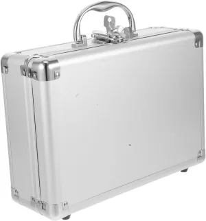 Balacoo Aluminum Alloy Multifunctional Briefcase for Makeup Tools Instruments and Medications with Key Case Hard Container for Storage