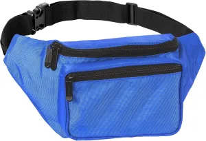 Blue Fanny Pack Belt Bag I Mens Fanny Packs for Women Fashionable - Crossbody Bag Bum bag Waist Bag Waist Pack - Hands Free for Hiking, Running, Travel, Waterproof and more