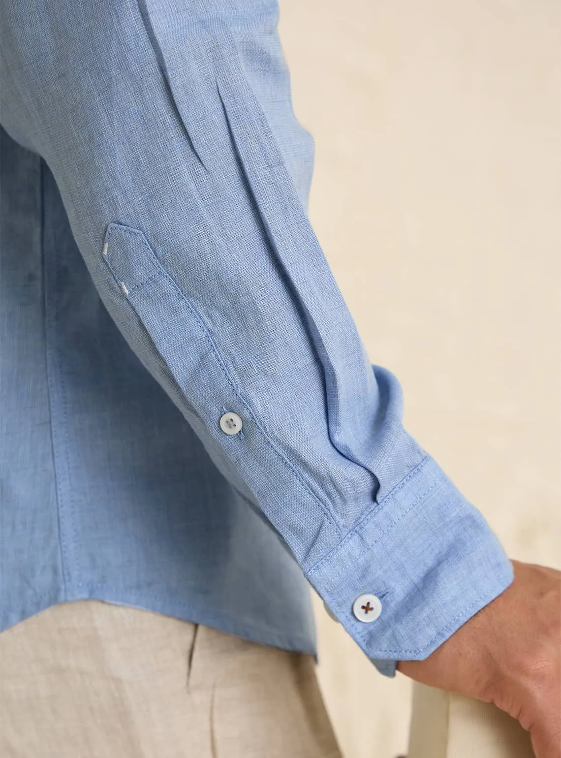 Blue Horizon Linen Shirt