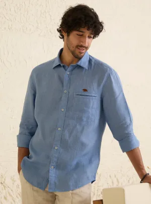 Blue Horizon Linen Shirt