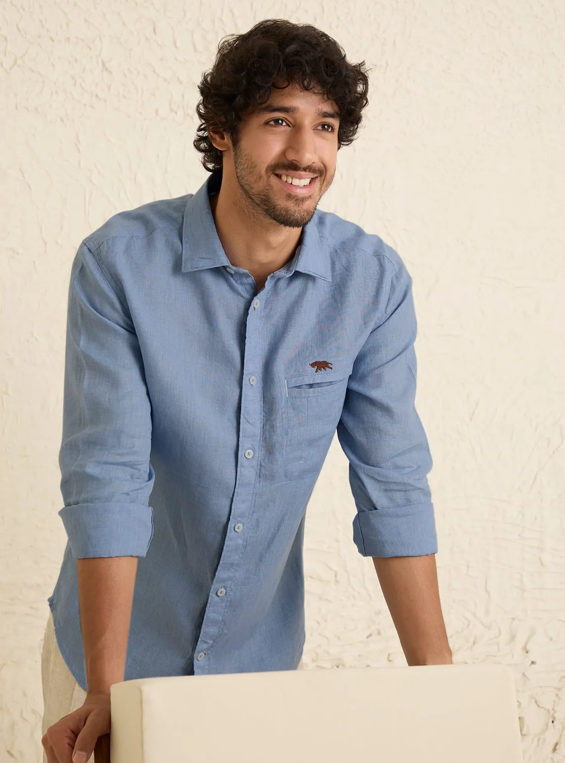 Blue Horizon Linen Shirt