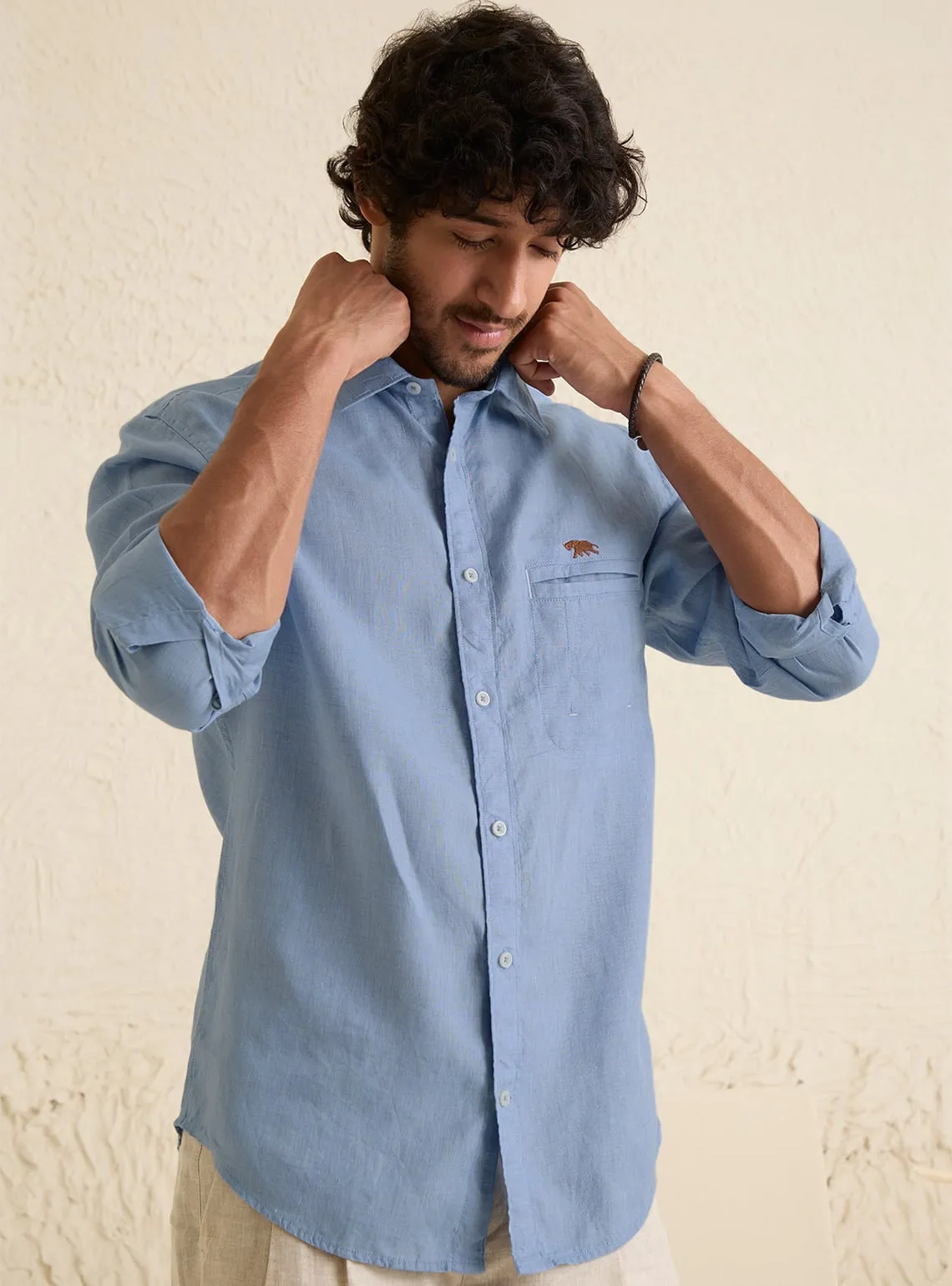Blue Horizon Linen Shirt