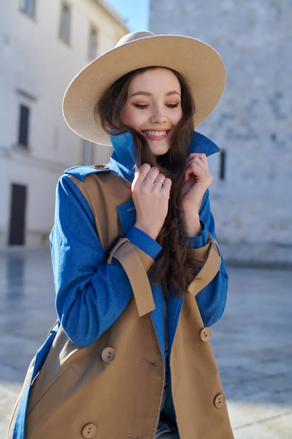 Blue Moon classic trench