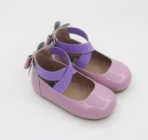 Bow Back Ballet - Lavender Patent Leather