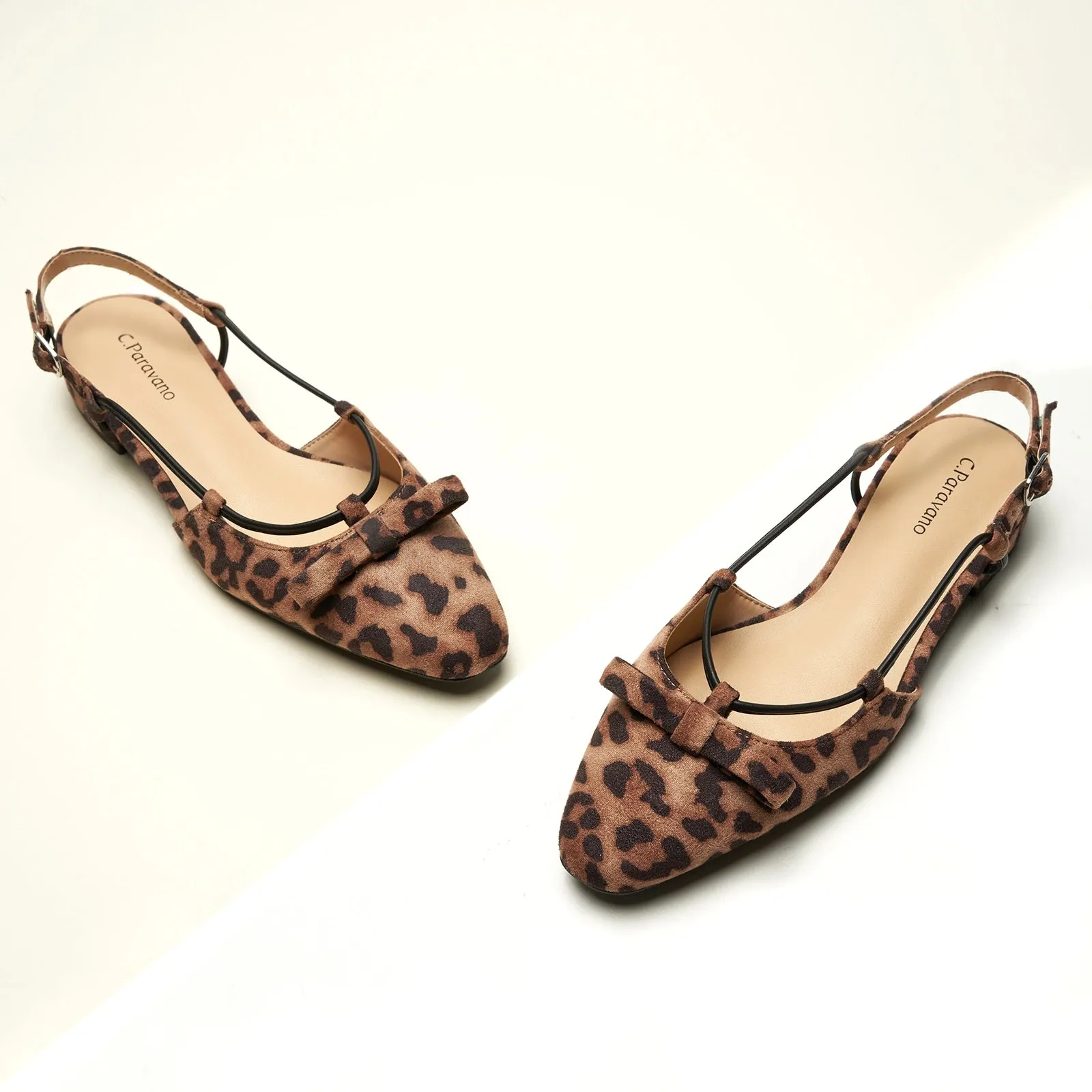 Bow Slingback Flats(Lena E) Social