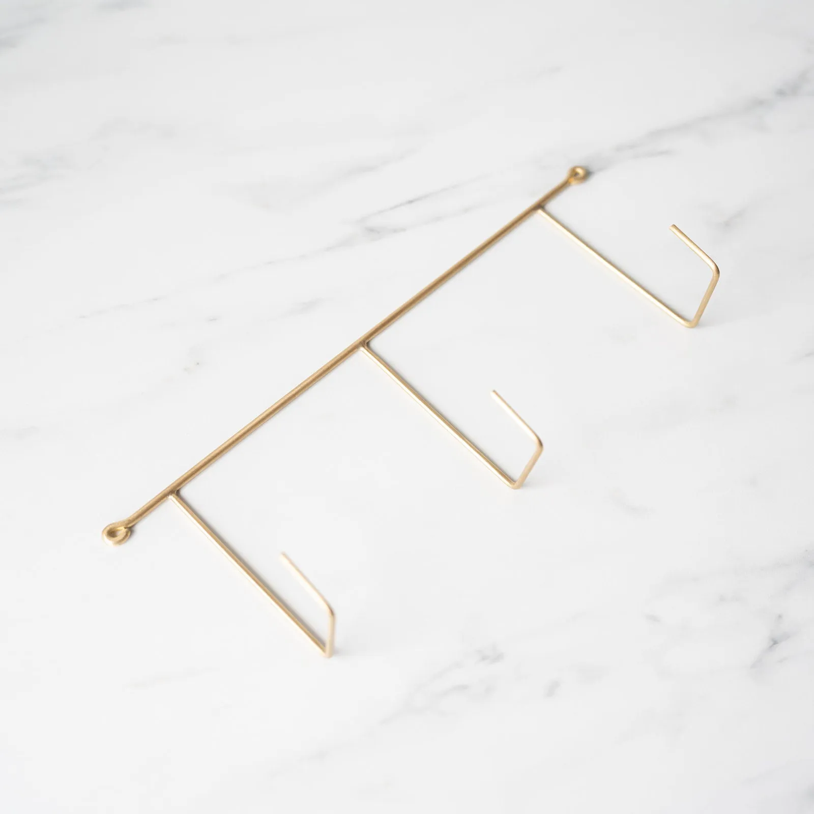 Brass Triple Wall Hook
