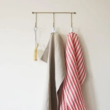 Brass Triple Wall Hook