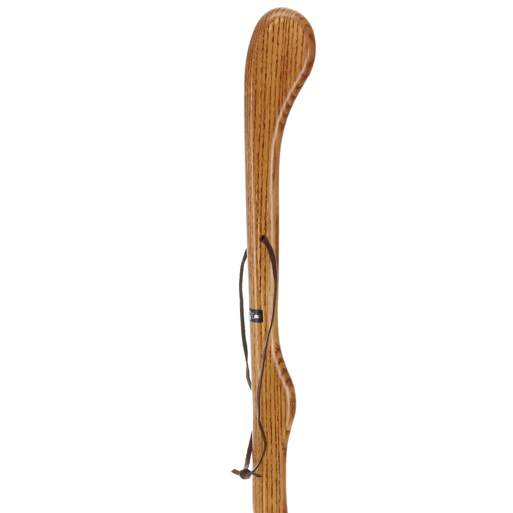 Brown Ash Riverbend Hiking Staff: Durable & Natural Design