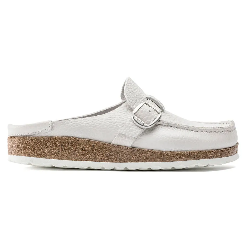 Buckley Unlined Moc-Toe Clog in White