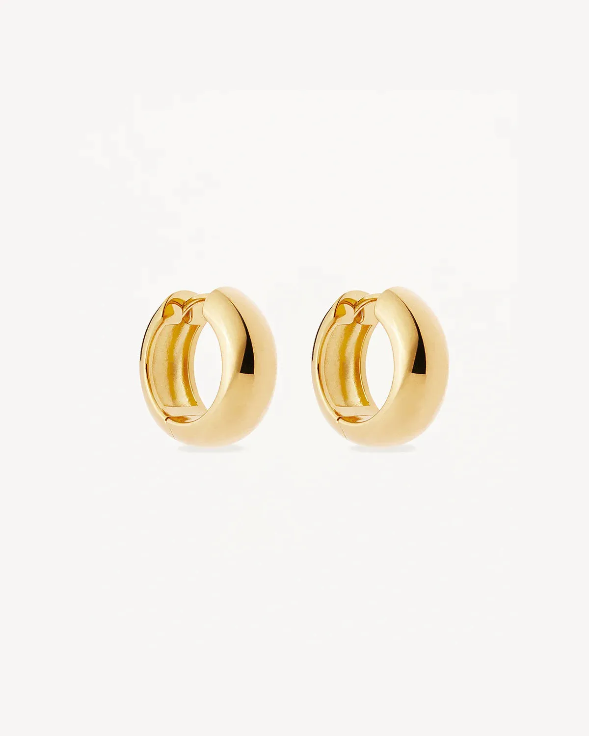 by charlotte Bold Small Hoops - 18k Gold