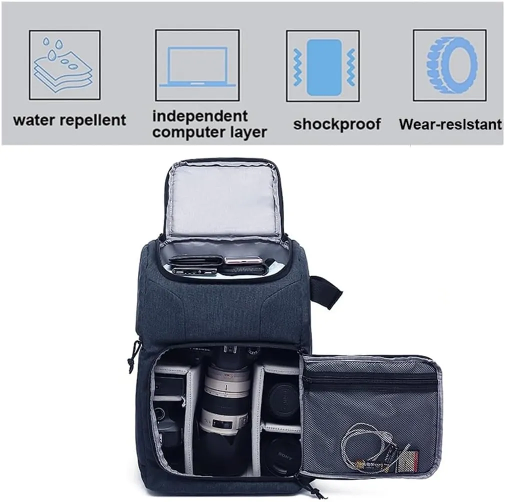 Camera Backpack Large Camera Bag Waterproof Outdoor Photography Hiking Travel Professional DSLR Camera Bag Backpack