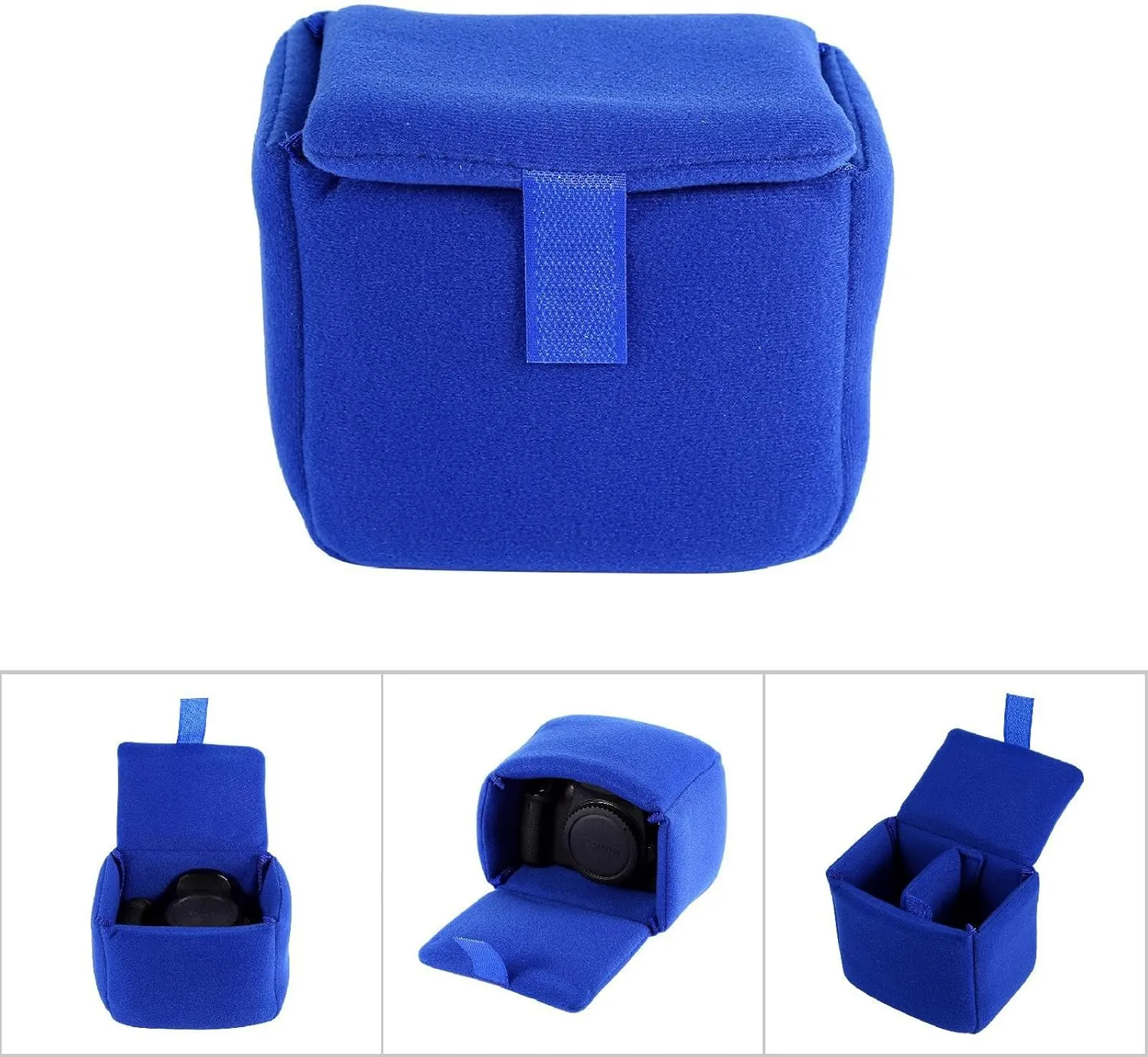 Camera Bag, Shockproof DSLR Camera Bag Insert, Velvet Material Camera Case Bag, Versatile Bag OrganizerAccessory, for All Backpacks, Laptop Bags and Trolleys