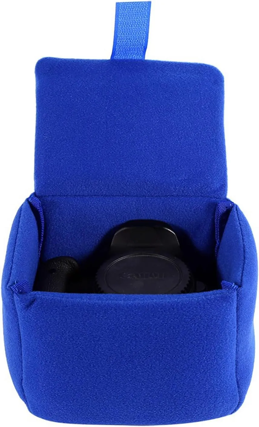 Camera Bag, Shockproof DSLR Camera Bag Insert, Velvet Material Camera Case Bag, Versatile Bag OrganizerAccessory, for All Backpacks, Laptop Bags and Trolleys