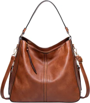 Canvas Tote Bag Hobo Handbags Large Designer Ladies Bag Bucket Purse Faux Leather For Shopping Travel