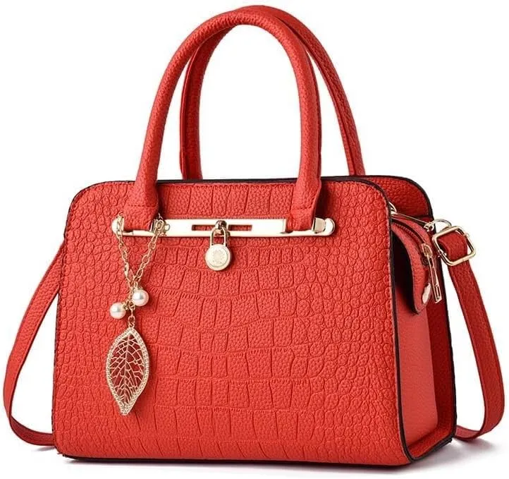 Capacity Women Handbags Versatile Ladies Shoulder Bag Cross Body BagFashion Crocodile Grain Simple Commuting Large