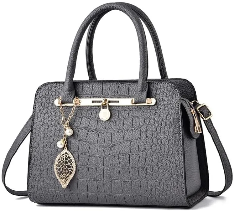 Capacity Women Handbags Versatile Ladies Shoulder Bag Cross Body BagFashion Crocodile Grain Simple Commuting Large