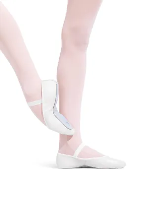 CAPEZIO 205 ADULT DAISY WHITE LEATHER  BALLET SHOES
