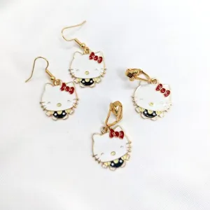 Cartoon Cat Earrings